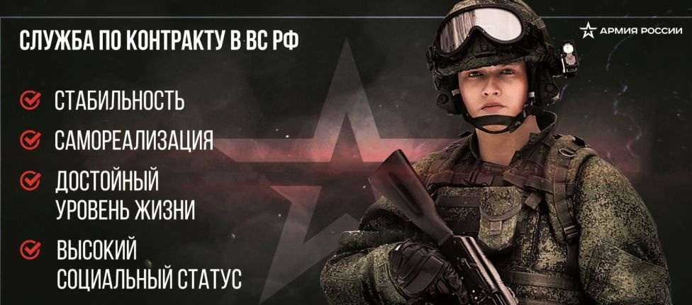 Набор на военнскую службу по контракту.